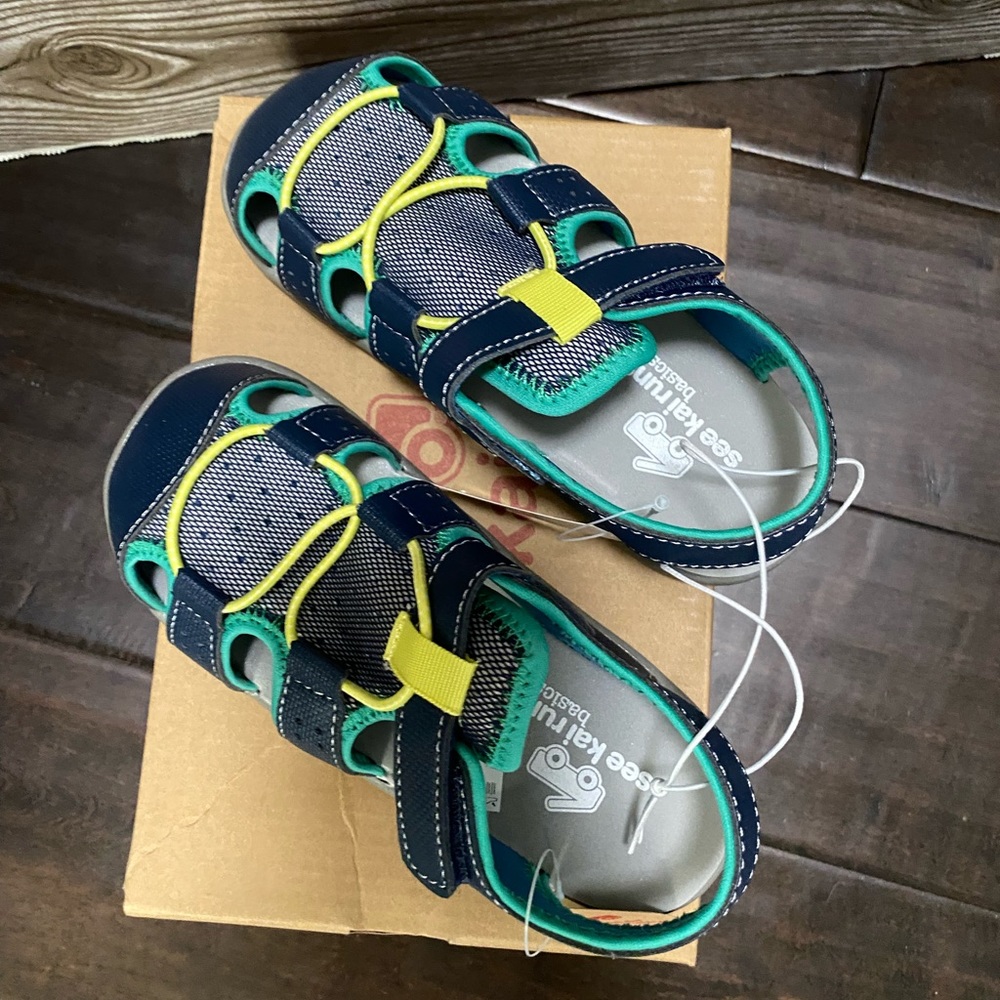 NWT See Kai Run Spencer sandals.